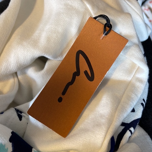 Nordstrom Cristina Martinez Pullover French Terry Hoodie Blue Grow to Bloom NWT - Picture 7 of 7